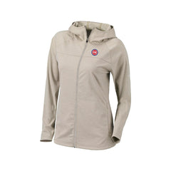 Detroit Pistons Women's Omni-Wick Half Shot Full-Zip Hooded Jacket Tan - NBA