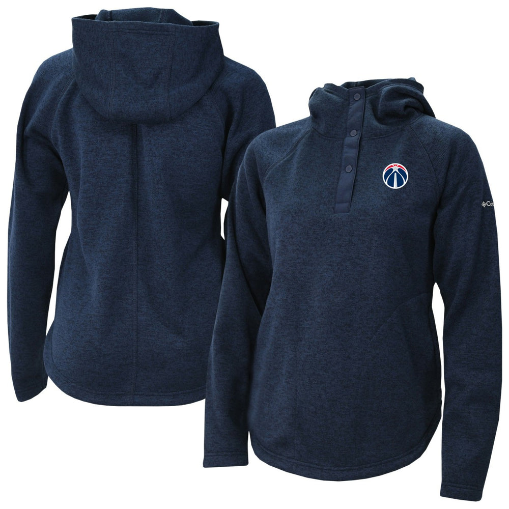 Washington Wizards Women's Sweater Weather Quarter-Snap Hoodie Navy - NBA