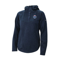 Washington Wizards Women's Sweater Weather Quarter-Snap Hoodie Navy - NBA