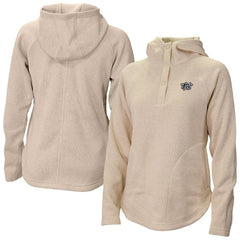 Brooklyn Nets Women's Sweater Weather Quarter-Snap Hoodie White - NBA