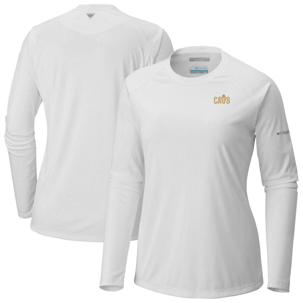 Cleveland Cavaliers Women's Tidal Tee II Long Sleeve T-Shirt White - NBA