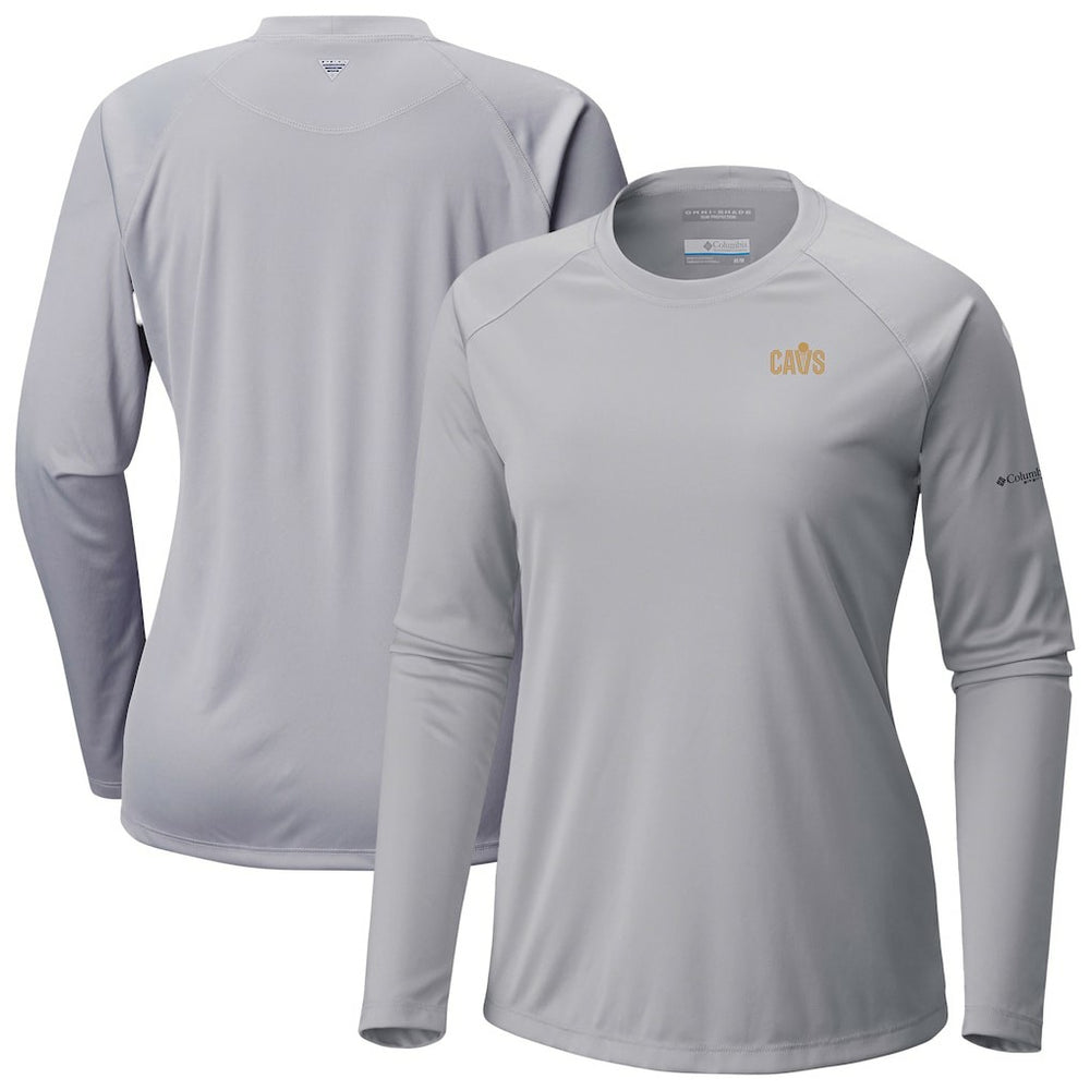Cleveland Cavaliers Women's Tidal Tee II Long Sleeve T-Shirt Gray - NBA