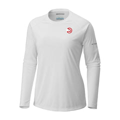 Atlanta Hawks Women's Tidal Tee II Long Sleeve T-Shirt White - NBA