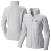 Denver Nuggets Women's Give & Go II Fleece Full-Zip Jacket White - NBA