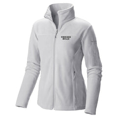 Chicago Bulls Women's Give & Go II Fleece Full-Zip Jacket White - NBA