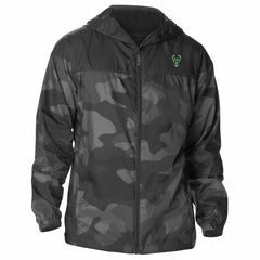 Milwaukee Bucks Flash Challenger Windbreaker Jacket Black - NBA