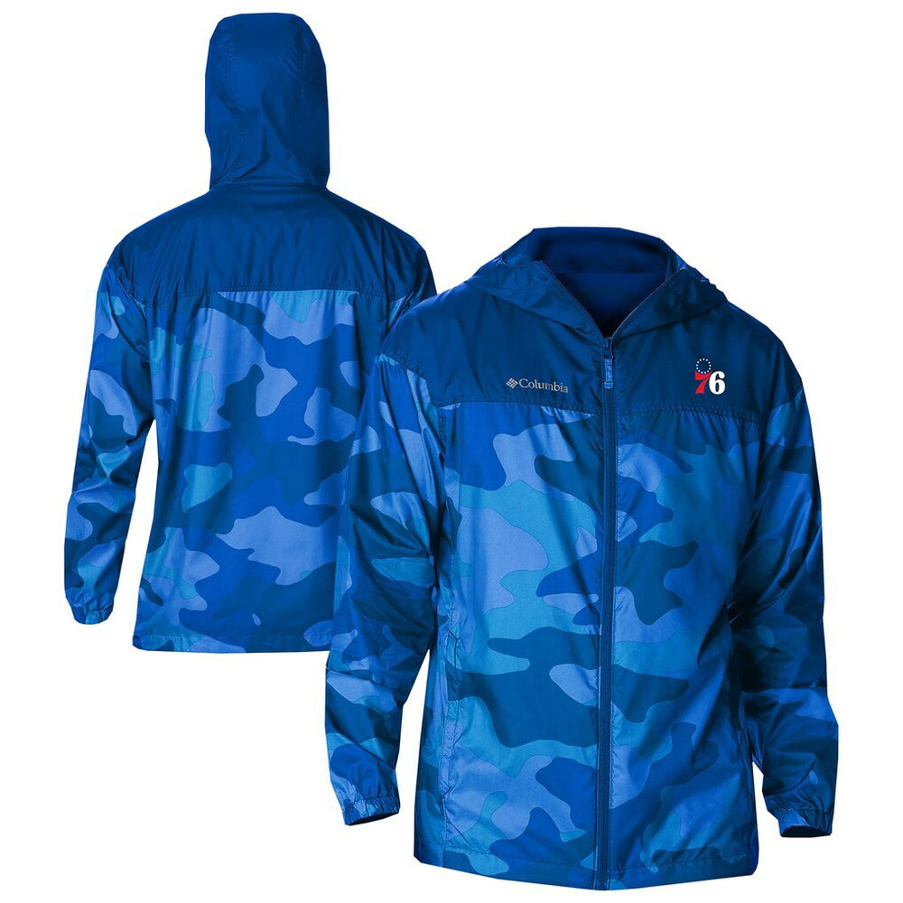 Philadelphia 76ers Flash Challenger Windbreaker Jacket Blue - NBA