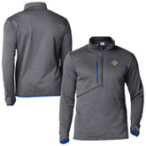 New York Knicks Park View Fleece Half-Zip Top Blue - NBA