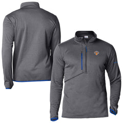 New York Knicks Park View Fleece Half-Zip Top Blue - NBA