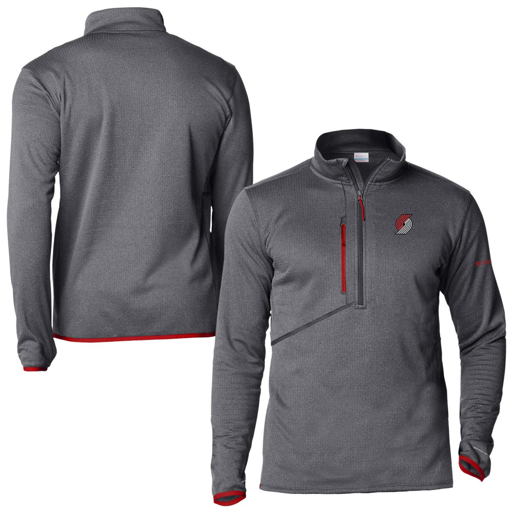 Portland Trail Blazers Park View Fleece Half-Zip Top Red - NBA