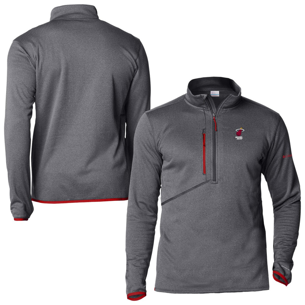 Miami Heat Park View Fleece Half-Zip Top Red - NBA