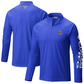 New York Knicks PFG Terminal Tackle Quarter-Zip Top Blue - NBA