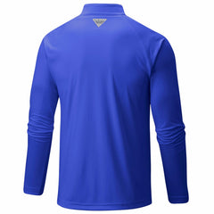 New York Knicks PFG Terminal Tackle Quarter-Zip Top Blue - NBA