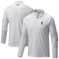 Miami Heat PFG Terminal Tackle Quarter-Zip Top White - NBA