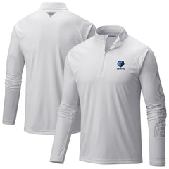 Memphis Grizzlies PFG Terminal Tackle Quarter-Zip Top White - NBA