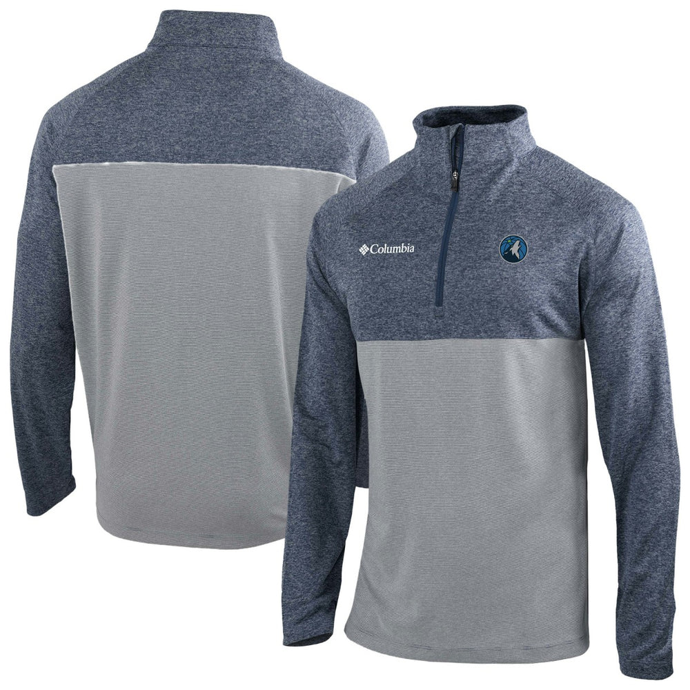 Minnesota Timberwolves Omni-Wick Rockin' It Quarter-Zip Top Navy - NBA