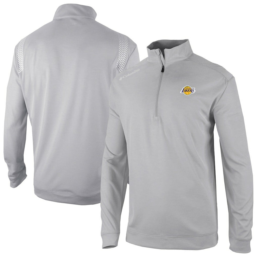 Los Angeles Lakers Oakland Downs Omni-Wick Quarter-Zip Top Gray - NBA
