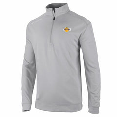 Los Angeles Lakers Oakland Downs Omni-Wick Quarter-Zip Top Gray - NBA