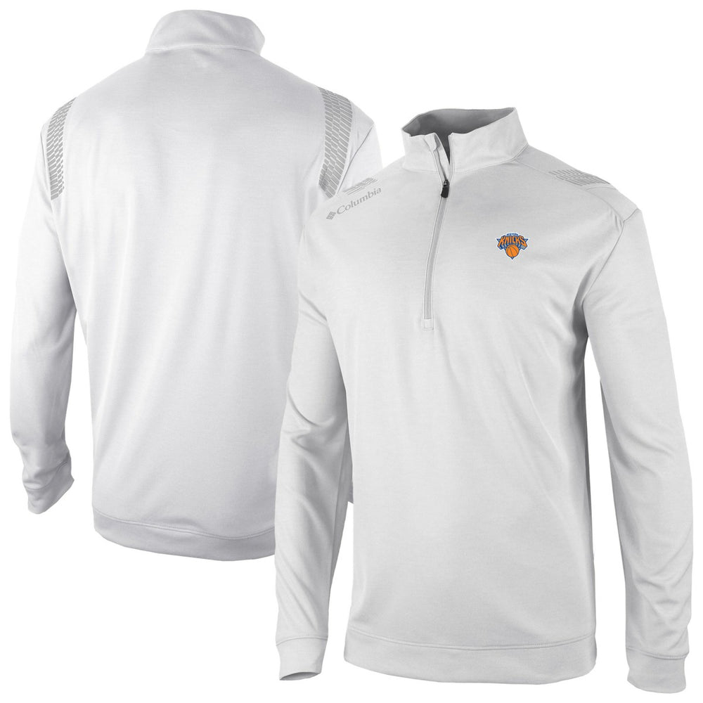 New York Knicks Oakland Downs Omni-Wick Quarter-Zip Top White - NBA