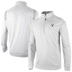 Milwaukee Bucks Oakland Downs Omni-Wick Quarter-Zip Top White - NBA