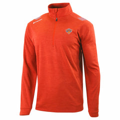 New York Knicks Oakland Downs Omni-Wick Quarter-Zip Top Orange - NBA