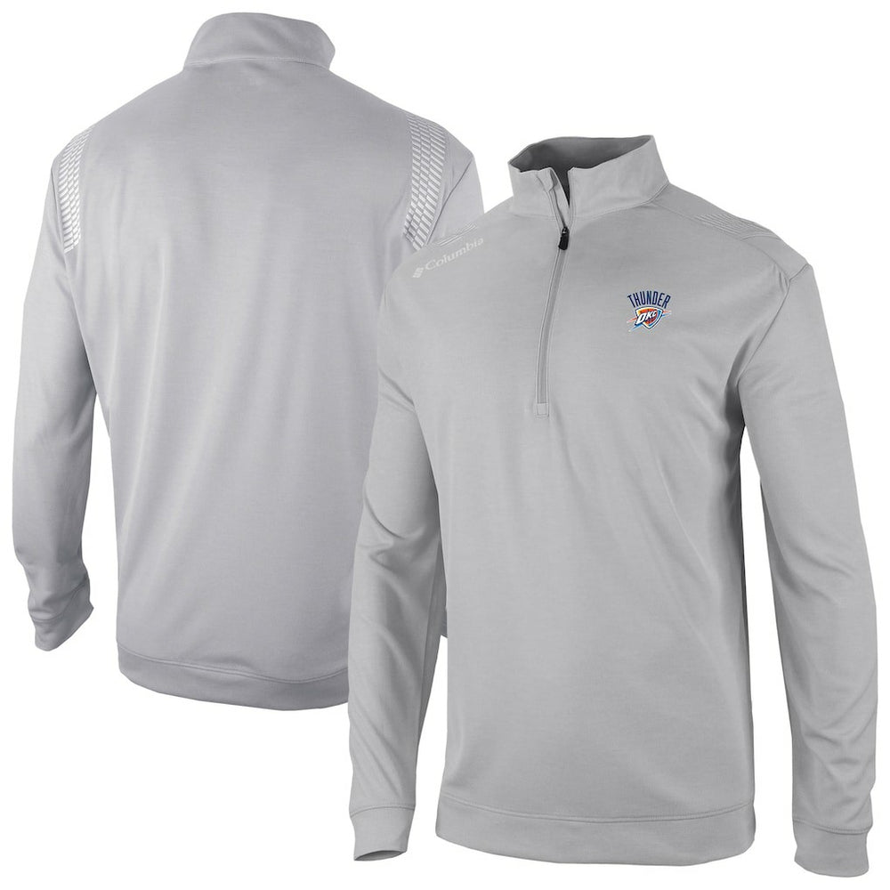 Oklahoma City Thunder Oakland Downs Omni-Wick Quarter-Zip Top Gray - NBA