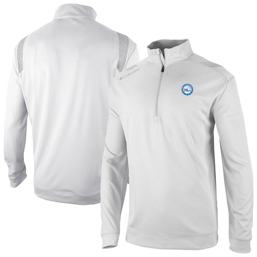 Philadelphia 76ers Oakland Downs Omni-Wick Quarter-Zip Top White - NBA