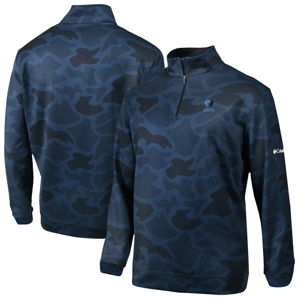 Memphis Grizzlies Wickham Hills Omni-Wick Quarter-Zip Jacket Navy - NBA