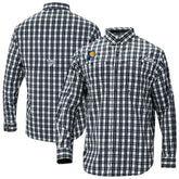 Indiana Pacers Super Tamiami Omni-Shade Long Sleeve Button-Down Shirt Navy - NBA