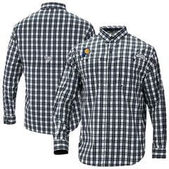 Indiana Pacers Super Tamiami Omni-Shade Long Sleeve Button-Down Shirt Navy - NBA