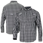 Utah Jazz Super Tamiami Omni-Shade Long Sleeve Button-Down Shirt Black - NBA