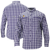 Los Angeles Lakers Super Tamiami Omni-Shade Long Sleeve Button-Down Shirt Purple - NBA