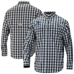 Memphis Grizzlies Super Tamiami Omni-Shade Long Sleeve Button-Down Shirt Navy - NBA