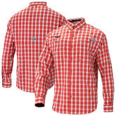 New Orleans Pelicans Super Tamiami Omni-Shade Long Sleeve Button-Down Shirt Red - NBA