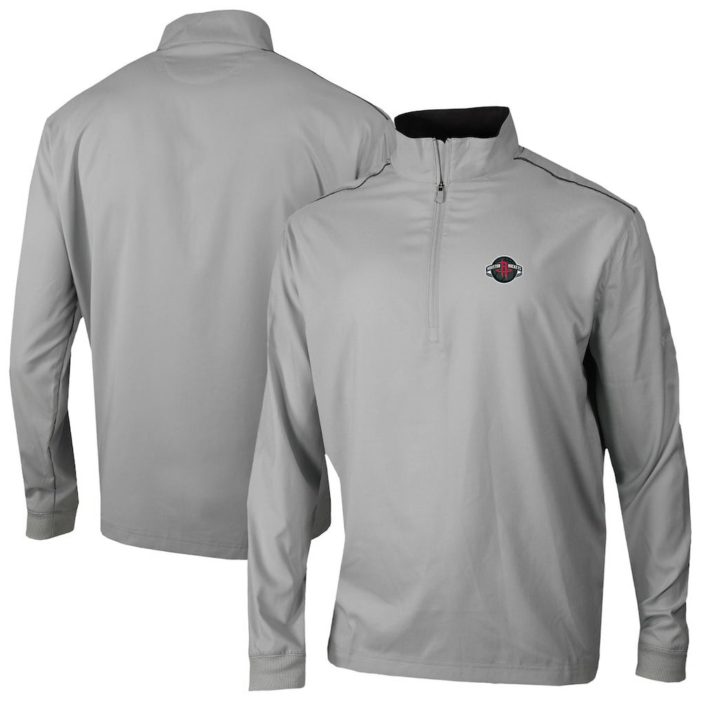 Houston Rockets Omni-Wick Bogey's Paradise Quarter-Zip Top Gray - NBA