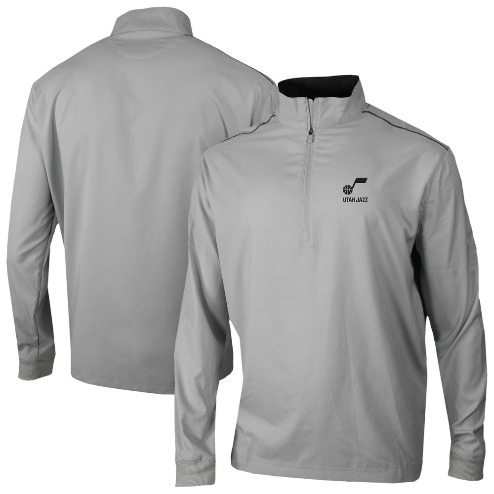 Utah Jazz Omni-Wick Bogey's Paradise Quarter-Zip Top Gray - NBA