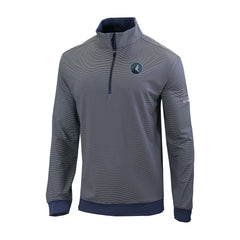 Minnesota Timberwolves Omni-Wick Even Lie Quarter-Zip Top Navy - NBA