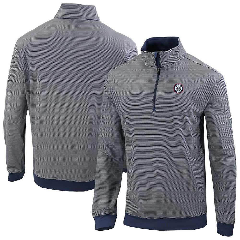 LA Clippers Omni-Wick Even Lie Quarter-Zip Top Navy - NBA