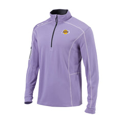 Los Angeles Lakers Omni-Wick Shotgun Quarter-Zip Jacket Purple - NBA