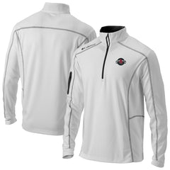 Houston Rockets Omni-Wick Shotgun Quarter-Zip Jacket White - NBA