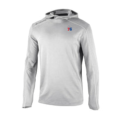 Philadelphia 76ers Omni-Wick Shotgun Pullover Hoodie Gray - NBA