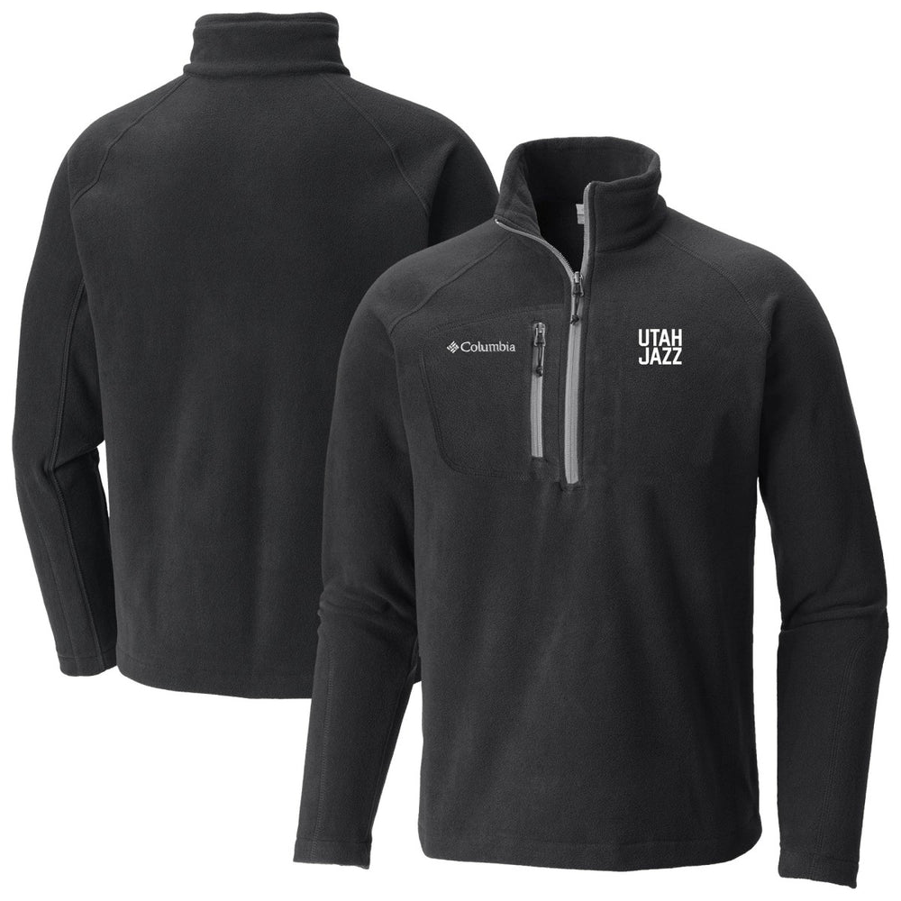 Utah Jazz Fast Trek III Half-Zip Fleece Pullover Black - NBA