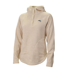Orlando Magic Women's Sweater Weather Quarter-Snap Hoodie Cream - NBA