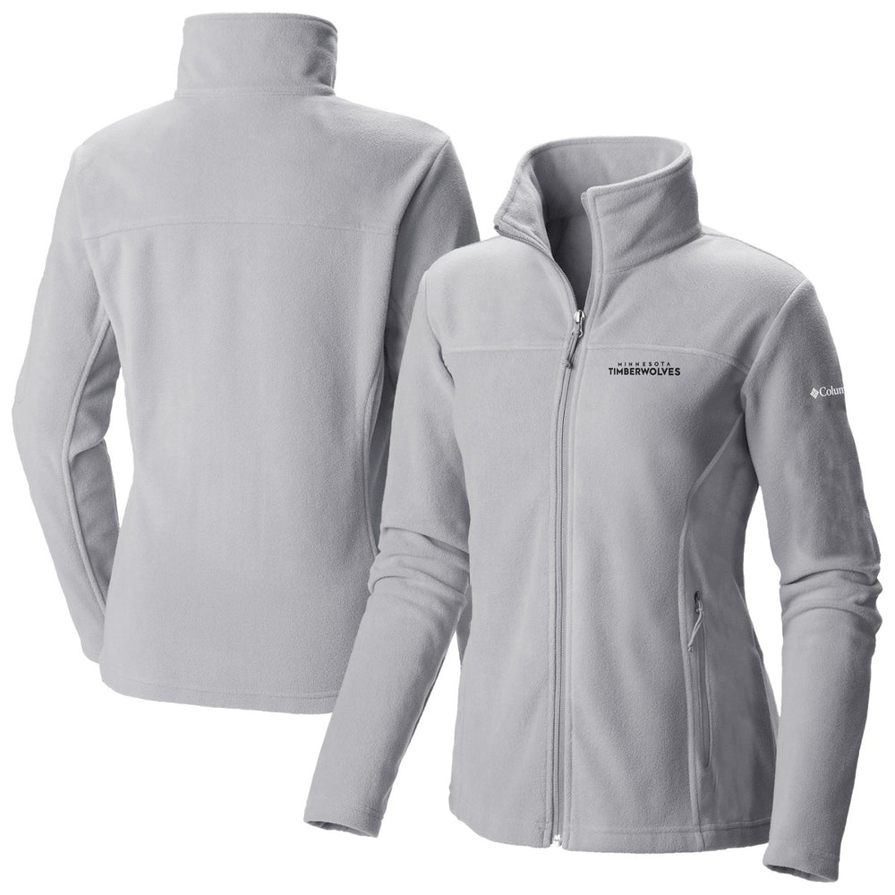 Minnesota Timberwolves Women's Give & Go II Fleece Full-Zip Jacket Gray - NBA