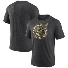 New Orleans Saints Sporting Chance Tri-Blend T-Shirt Charcoal | NFL
