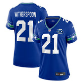Devon Witherspoon Seattle Seahawks Women's Alternate 50th Season Game Jersey Royal | Nike for Sale