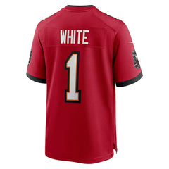 Rachaad White Tampa Bay Buccaneers 50th Anniversary Team Game Jersey Red | Nike for Sale