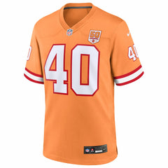 Mike Alstott Tampa Bay Buccaneers 50th Season Game Jersey Creamsicle | Nike for Sale