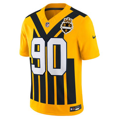 T.J. Watt Pittsburgh Steelers Alternate Vapor F.U.S.E. Limited Jersey Gold | Nike for Sale