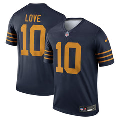 Jordan Love Green Bay Packers The 1923 Classic Legend Player Dri-FIT Top Navy | Nike for Sale